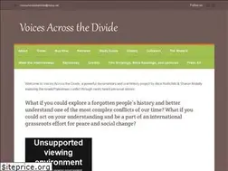 Sites similar to voicesacrossthedivide.com