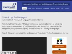 Sites similar to voicescripttech.com