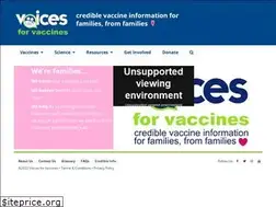 Sites similar to voicesforvaccines.org