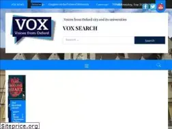 Sites similar to voicesfromoxford.org