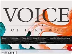 Sites similar to voicesoffortworth.com