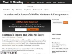 Sites similar to voicesofmarketing.com