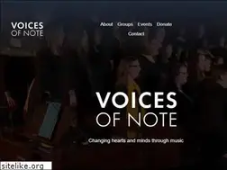 Sites similar to voicesofnote.org