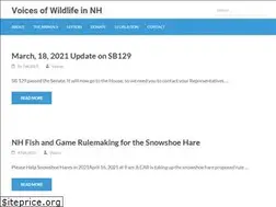 Sites similar to voicesofwildlifeinnh.org