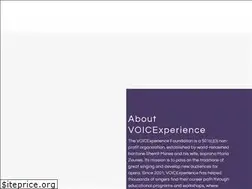 Sites similar to voicexperiencefoundation.org