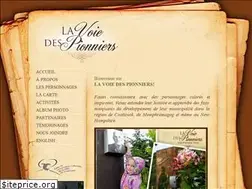 Sites similar to voiedespionniers.com