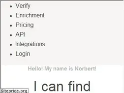 Sites similar to voilanorbert.com