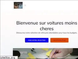 Sites similar to voituresmoinscheres.com
