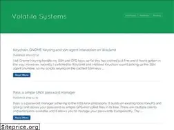 Sites similar to volatilesystems.org