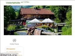 Sites similar to voldertalhuette.at