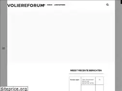 Sites similar to voliereforum.nl