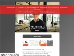 Sites similar to volkerhoja.me