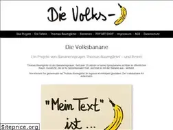 Sites similar to volksbanane.de