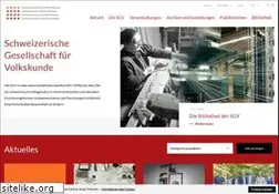 Sites similar to volkskunde.ch