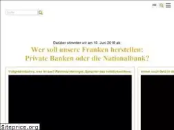 Sites similar to vollgeld-initiative.ch