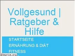 Sites similar to vollgesund.com