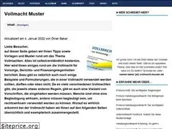 Sites similar to vollmacht-muster.de
