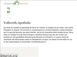 Sites similar to vollwerth-apotheke.de