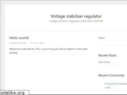 Sites similar to voltage-stabilizer-regulator.com