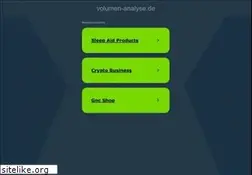 Sites similar to volumen-analyse.de
