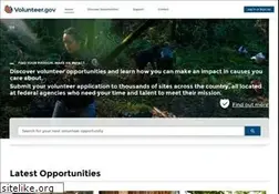 Sites similar to volunteer.gov
