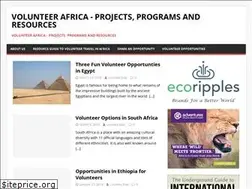 Sites similar to volunteerafrica.net