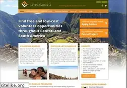 Sites similar to volunteerlatinamerica.com