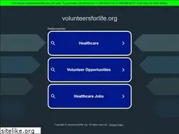 Sites similar to volunteersforlife.org