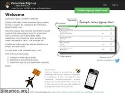 Sites similar to volunteersignup.org