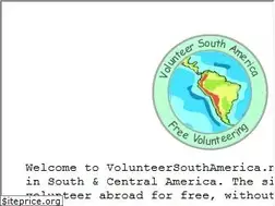 Sites similar to volunteersouthamerica.net