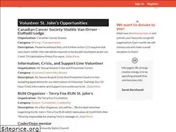 Sites similar to volunteerstjohns.ca