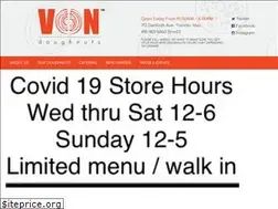 Sites similar to vondoughnuts.com