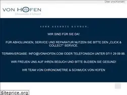Sites similar to vonhofen.com