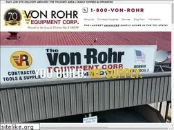 Sites similar to vonrohrequipment.com
