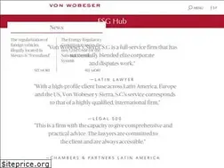 Sites similar to vonwobeser.com