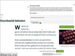 Sites similar to voorbeeldtekst.nl