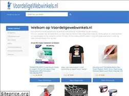 Sites similar to voordeligewebwinkels.nl