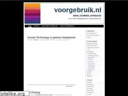 Sites similar to voorgebruik.nl
