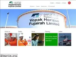 Sites similar to vopakhorizonfujairah.com