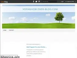 Sites similar to vopanhow.over-blog.com