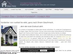 Sites similar to vordach-glas-holz.de
