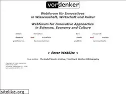 Sites similar to vordenker.de