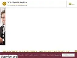 Sites similar to vordenkerforum.de