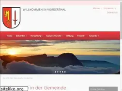 Sites similar to vorderthal.ch