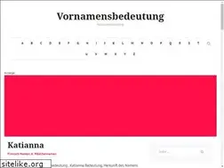 Sites similar to vornamensbedeutung.com