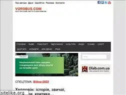 Sites similar to vorobus.com