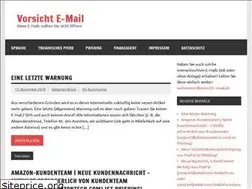 Sites similar to vorsicht-email.de