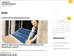Sites similar to vorsicht-hochspannung.com