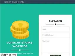 Sites similar to vorsicht-starke-worte.de