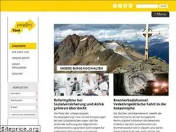 Sites similar to vorwaerts-tirol.at